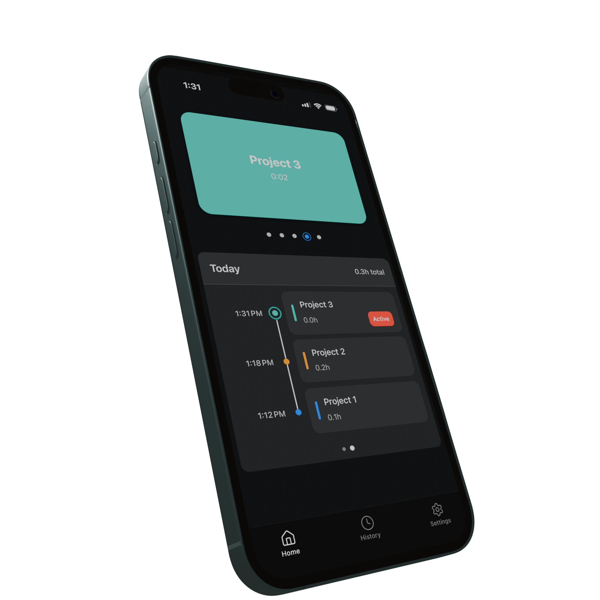 Freshtime app screenshot